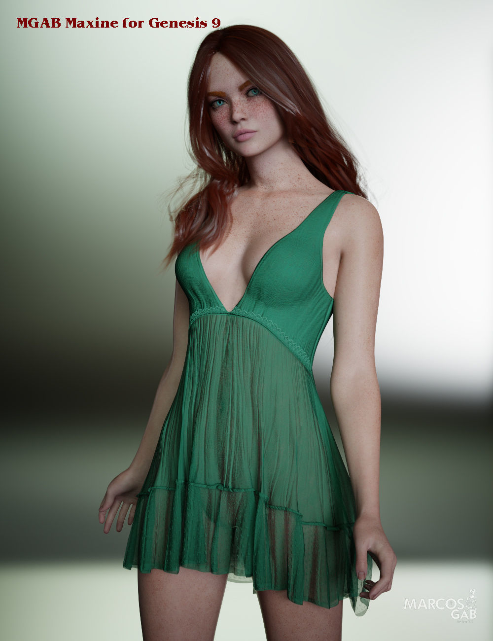 MGAB Maxine for Genesis 9 3D model_21