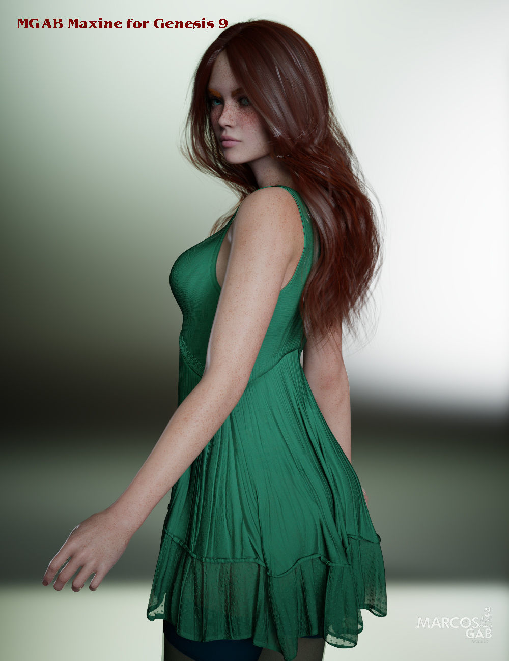 MGAB Maxine for Genesis 9 3D model_12