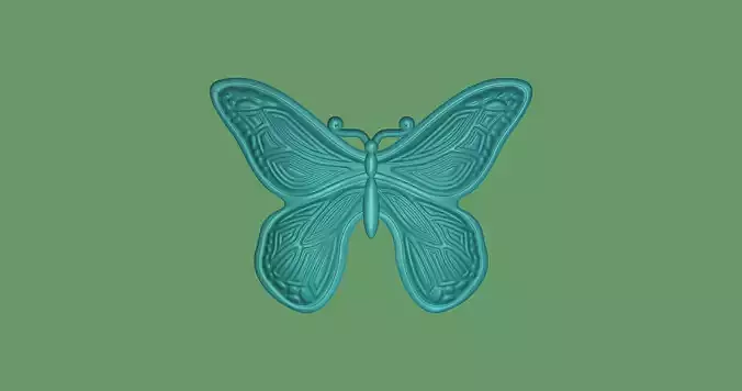 Butterfly 02 3D print model