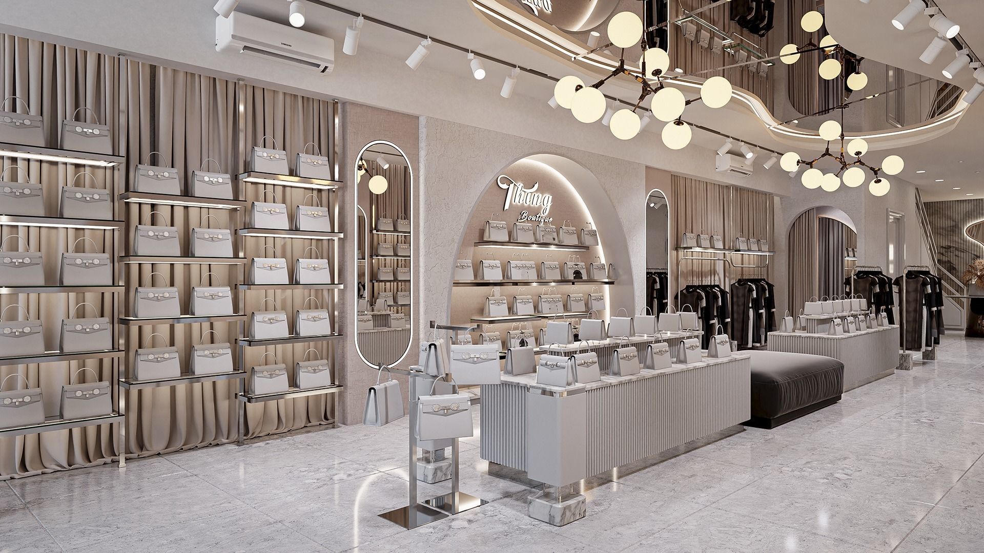 Clothing Store - Modern Style Blender - Fbx - Obj 3D model_2