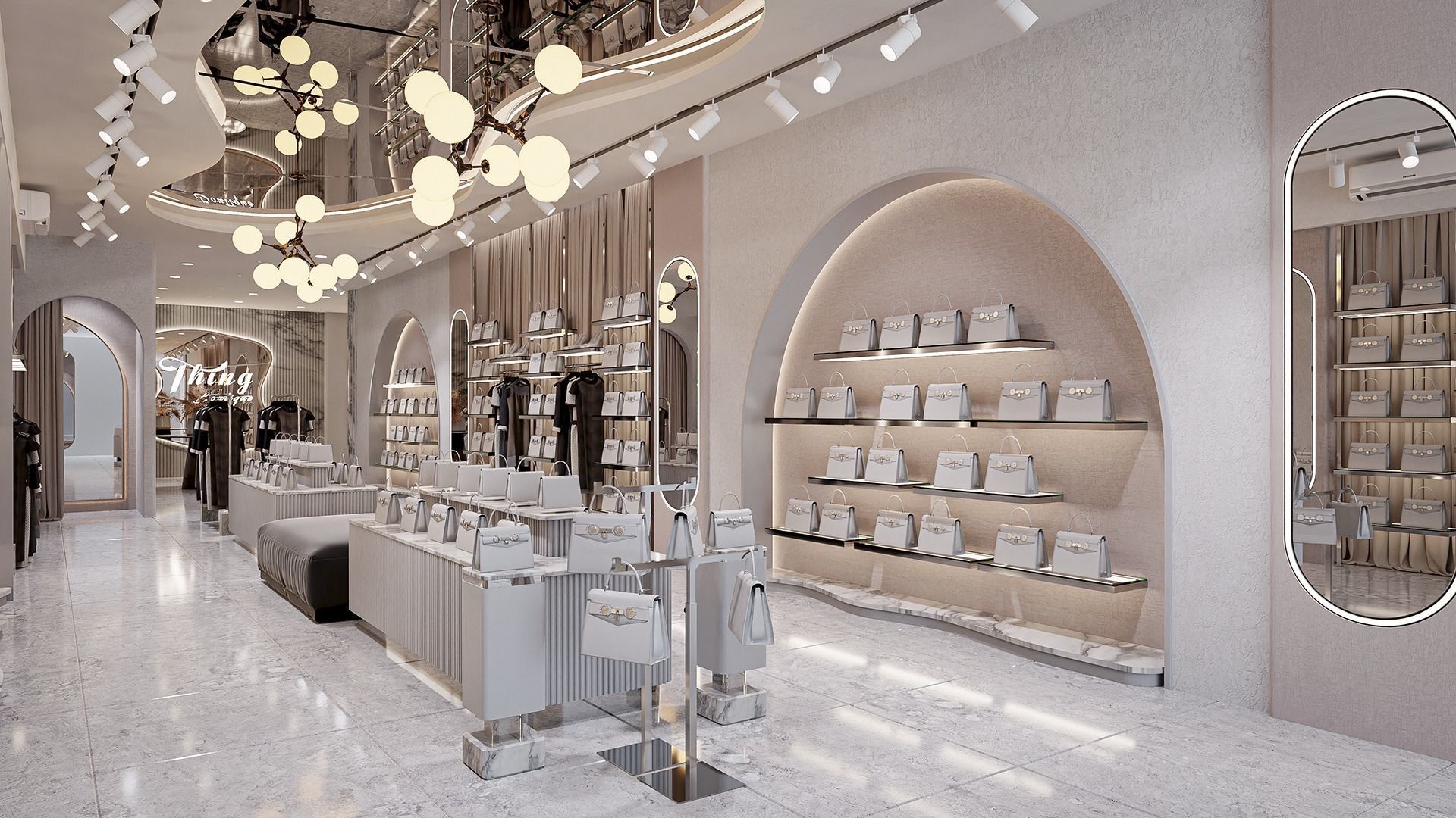 Clothing Store - Modern Style Blender - Fbx - Obj 3D model_1