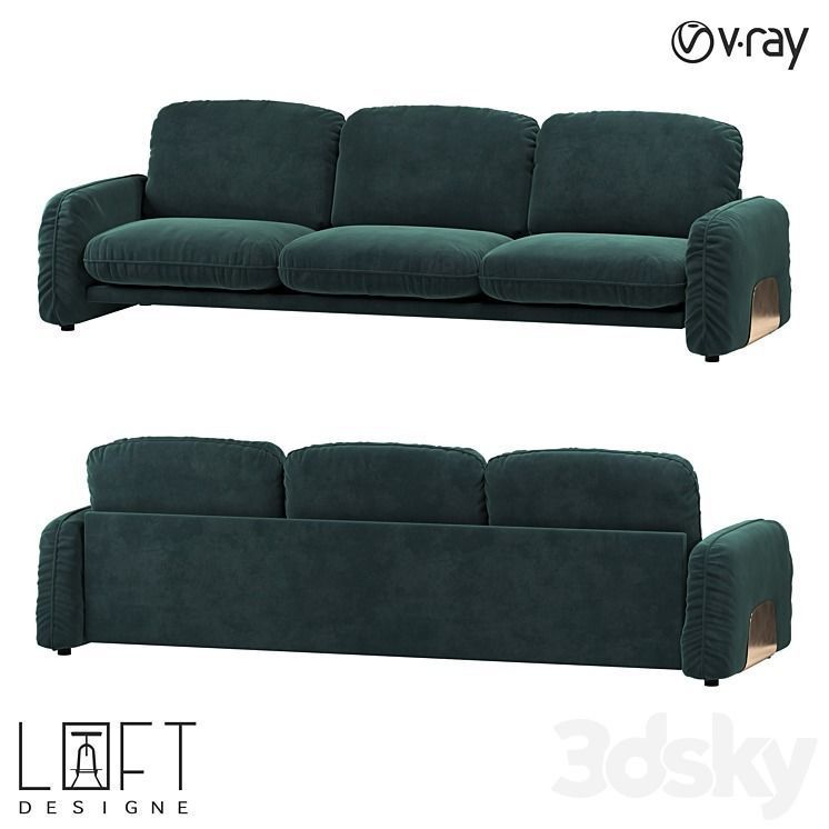 sofa 3 seater 3D model_5