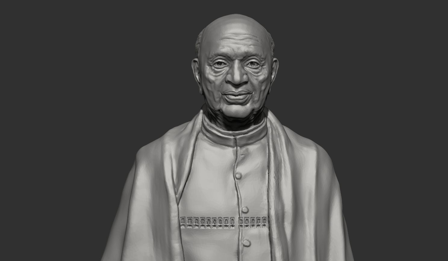 STATUE OF UNITY TALLEST STATUE SARDAR VALLABHBHAI PATEL 3D print model_7
