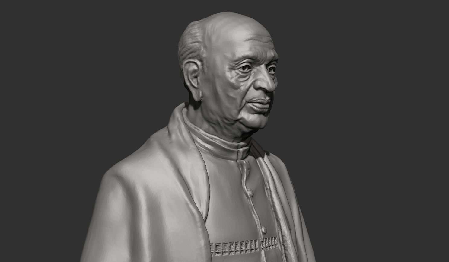 STATUE OF UNITY TALLEST STATUE SARDAR VALLABHBHAI PATEL 3D print model_5