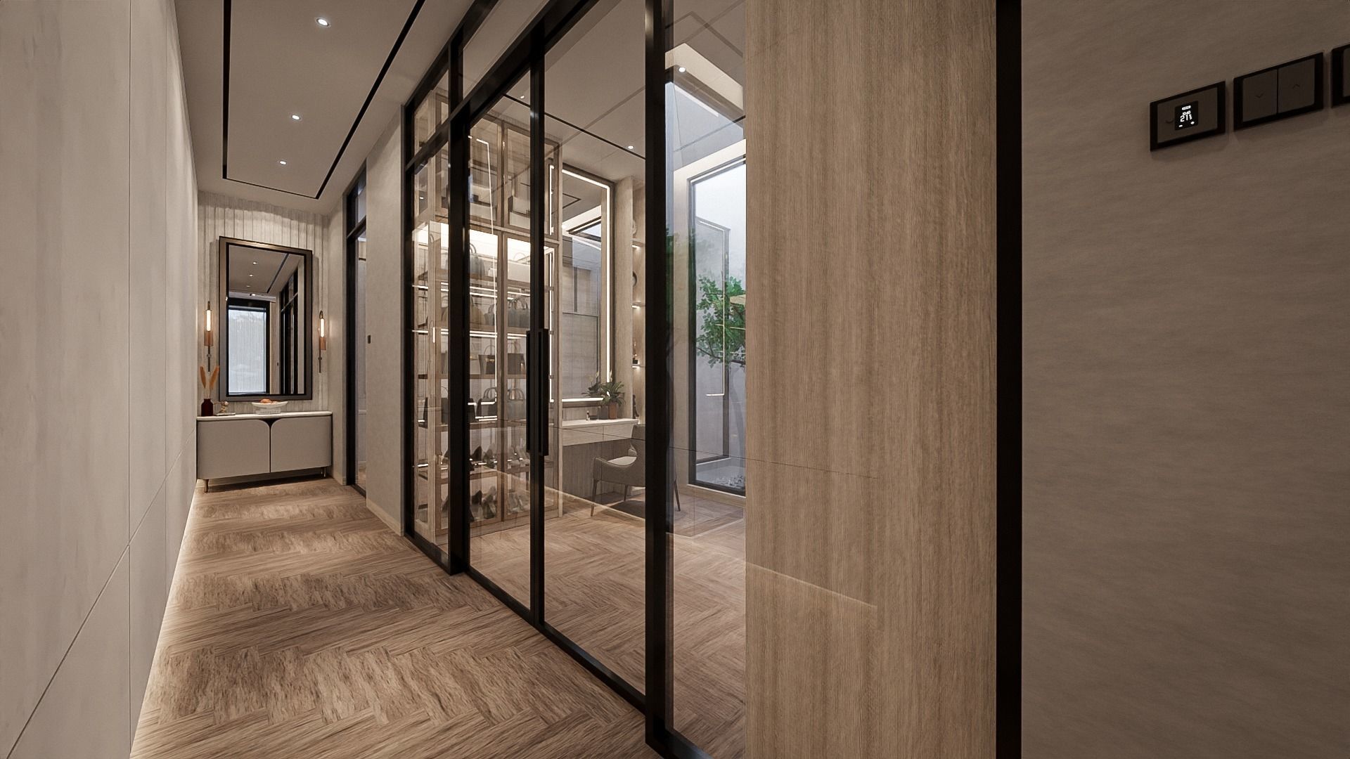 Bedroom - Modern Style Blender - Fbx - Obj 3D model_2