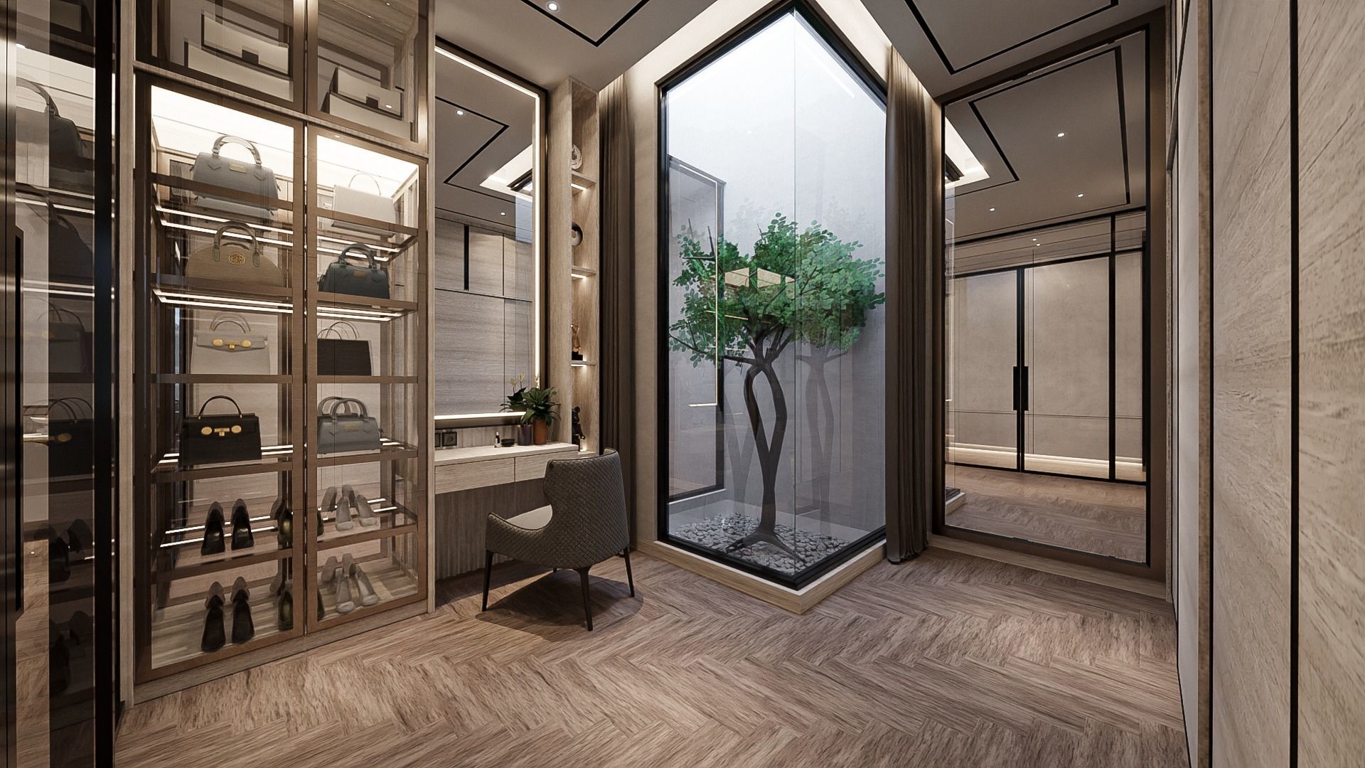 Bedroom - Modern Style Blender - Fbx - Obj 3D model_3