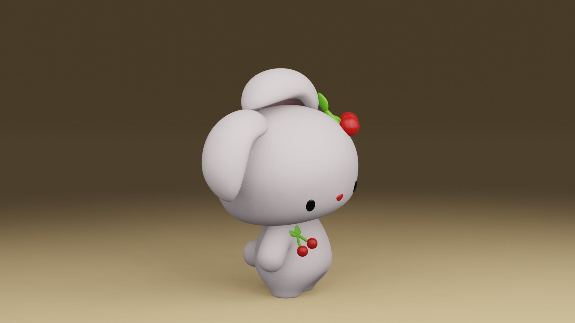 rabbit 3D print model_7