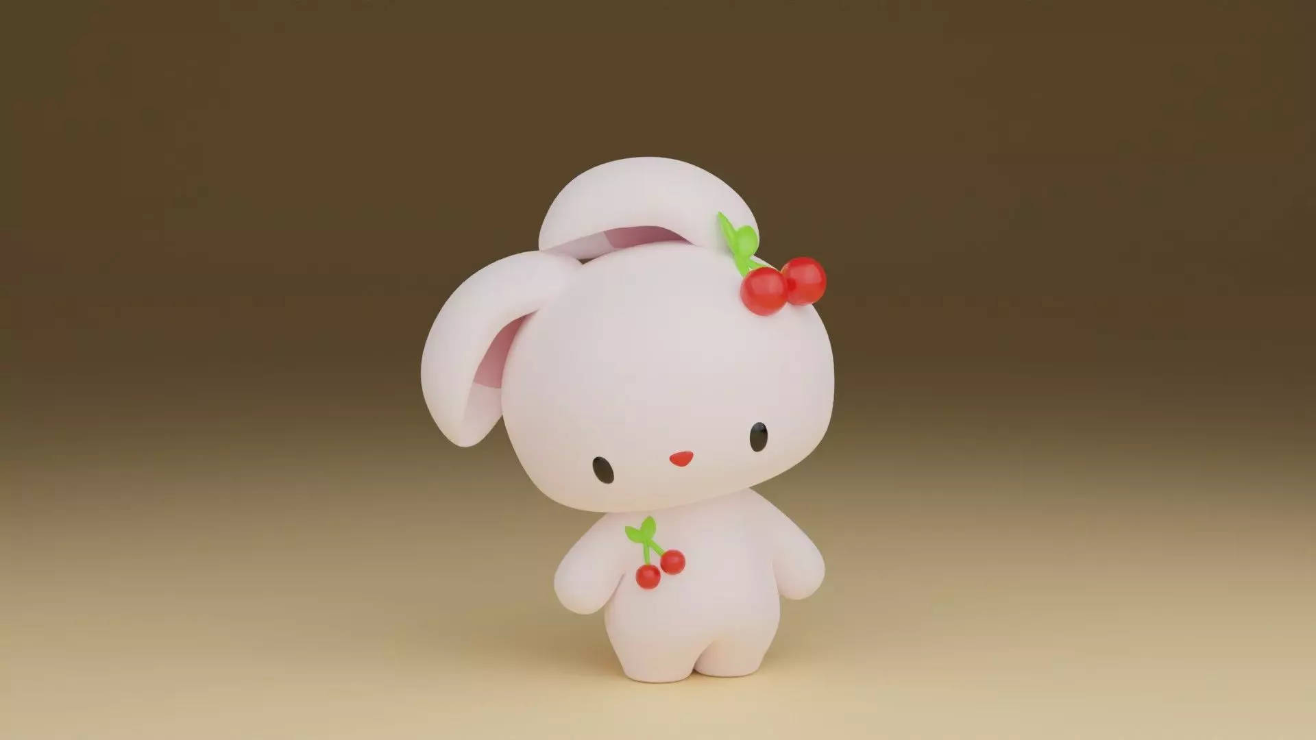 rabbit 3D print model_0