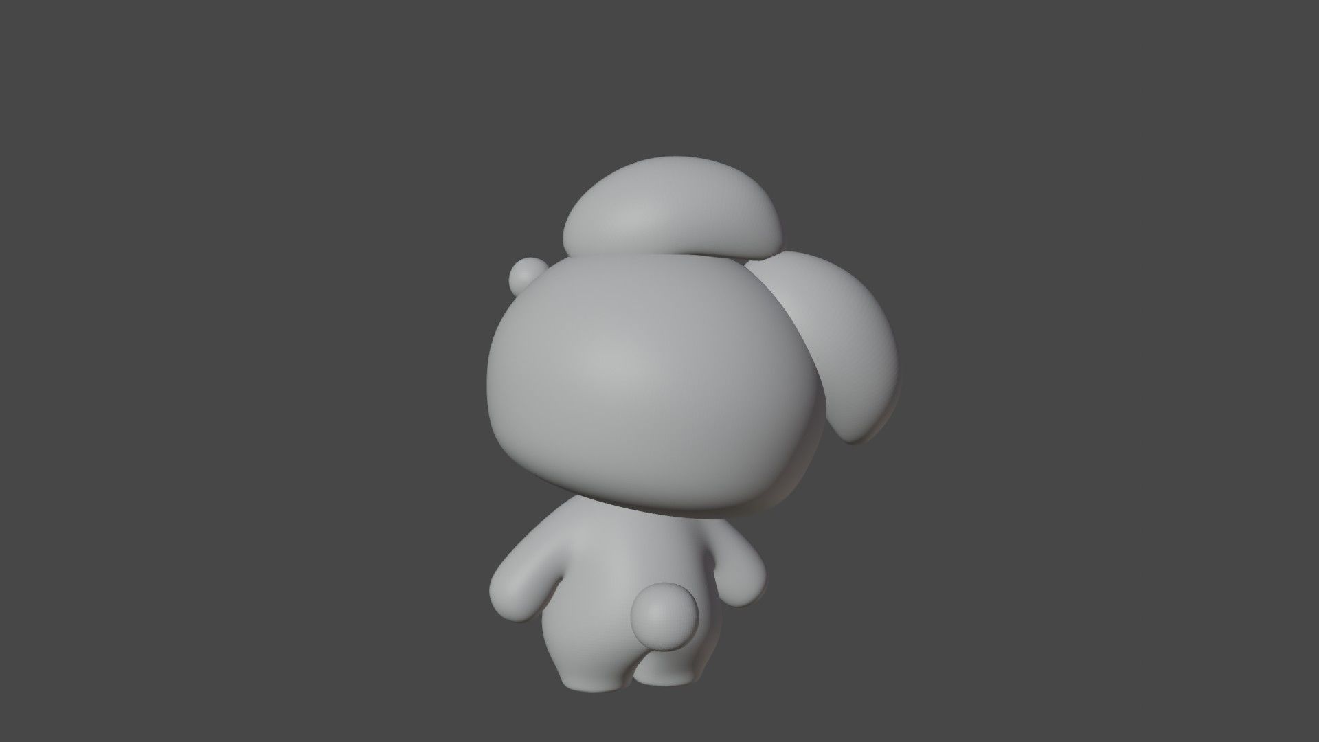 rabbit 3D print model_3