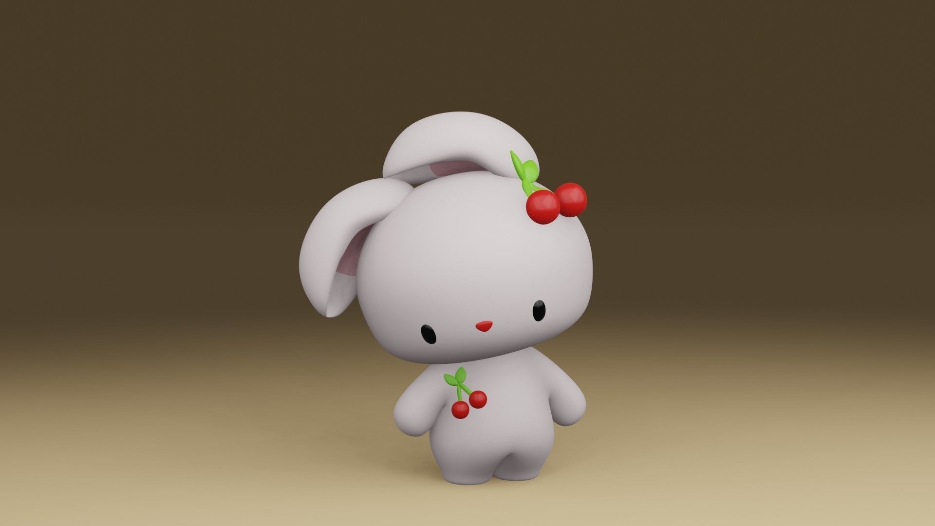 rabbit 3D print model_6