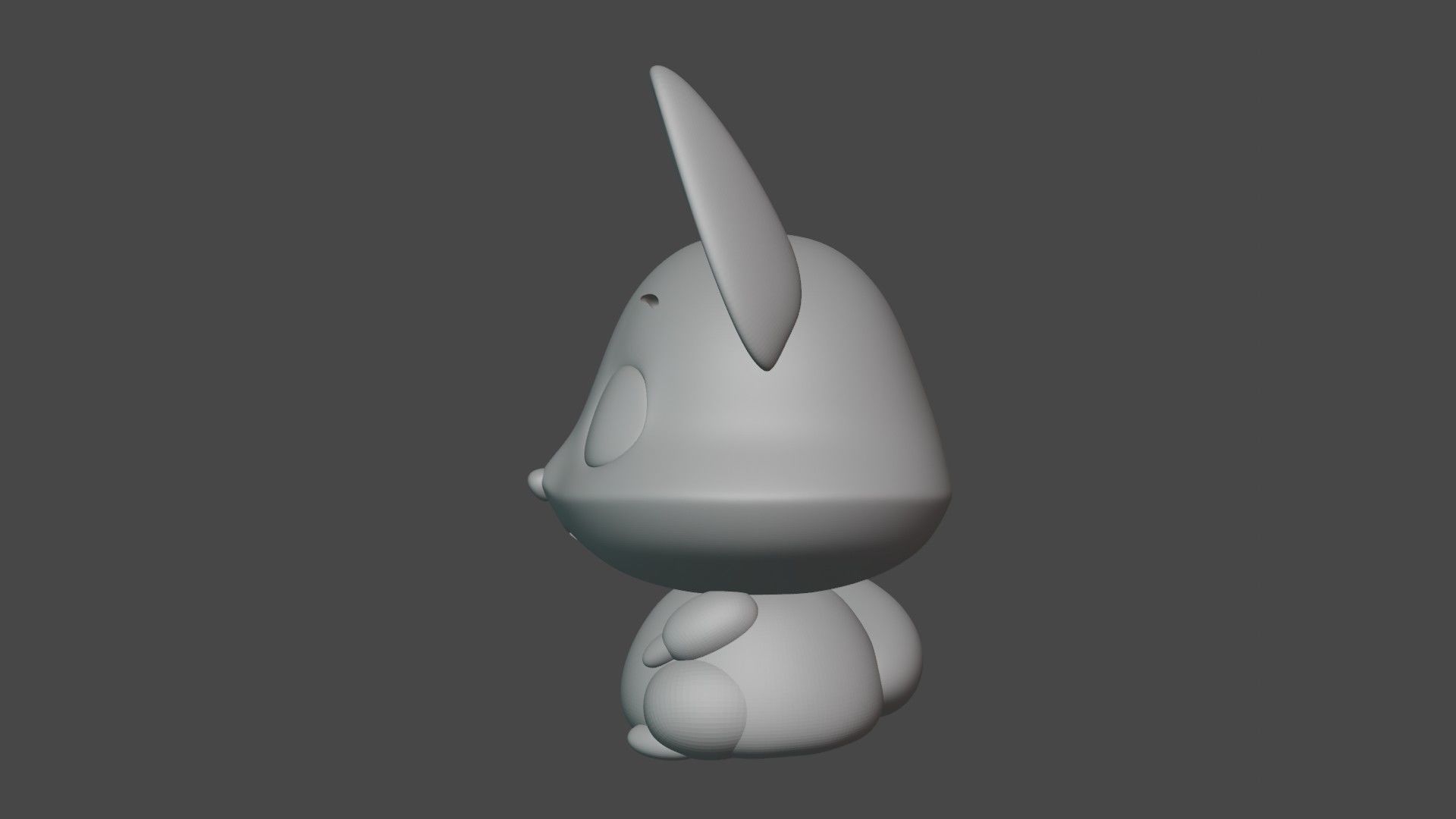 cute fox 3D print model_4