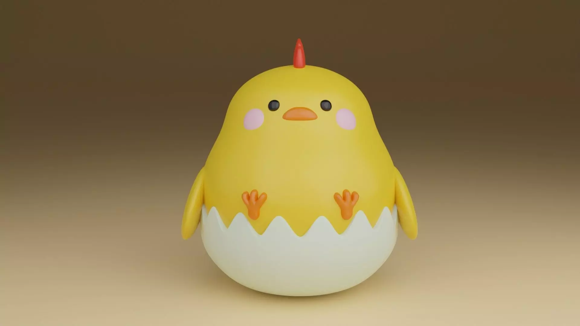 chicken 3D print model_0