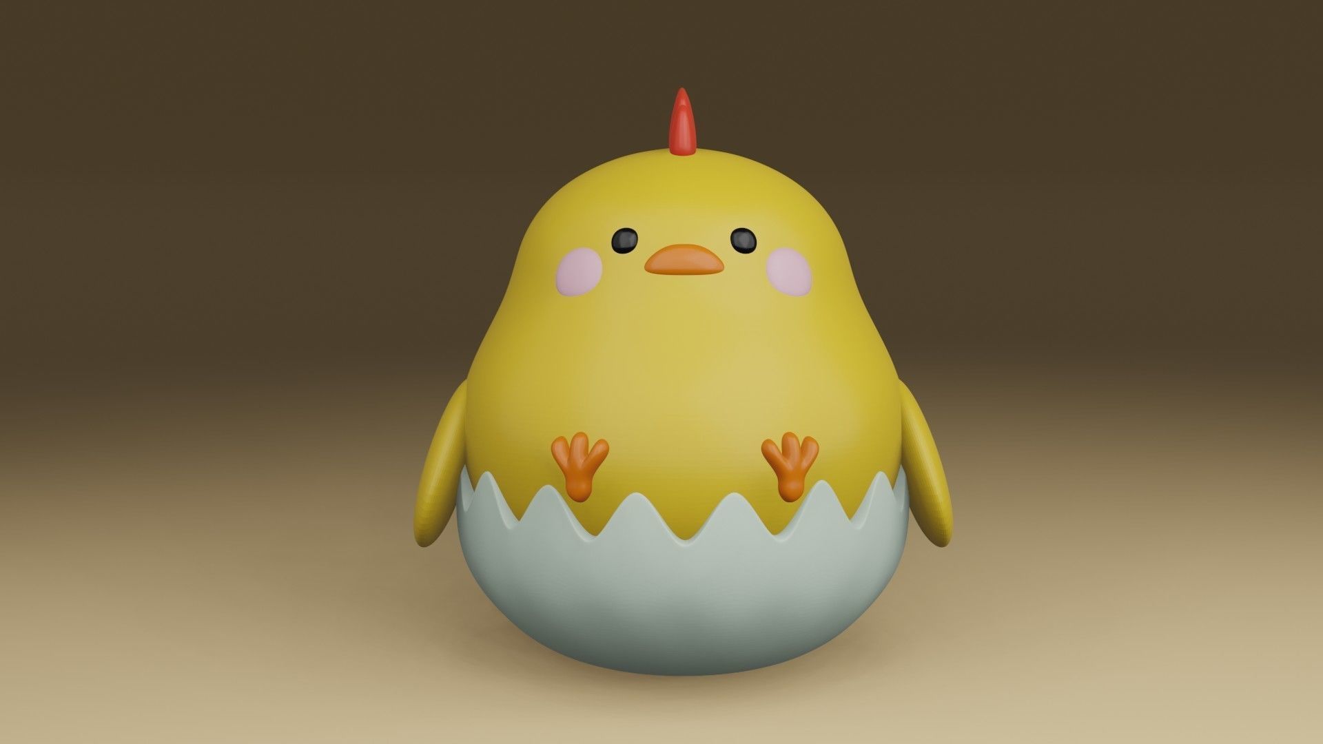 chicken 3D print model_6