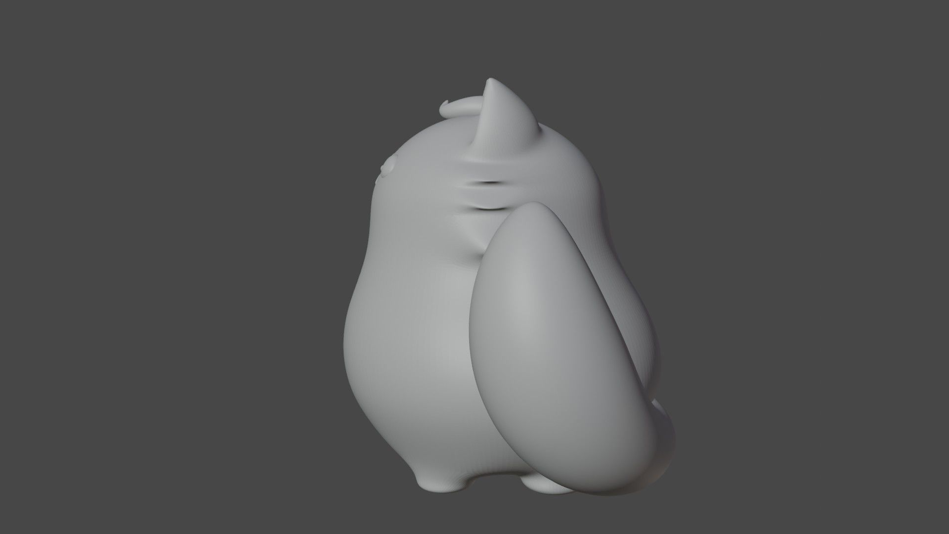 cute cat 3D print model_4