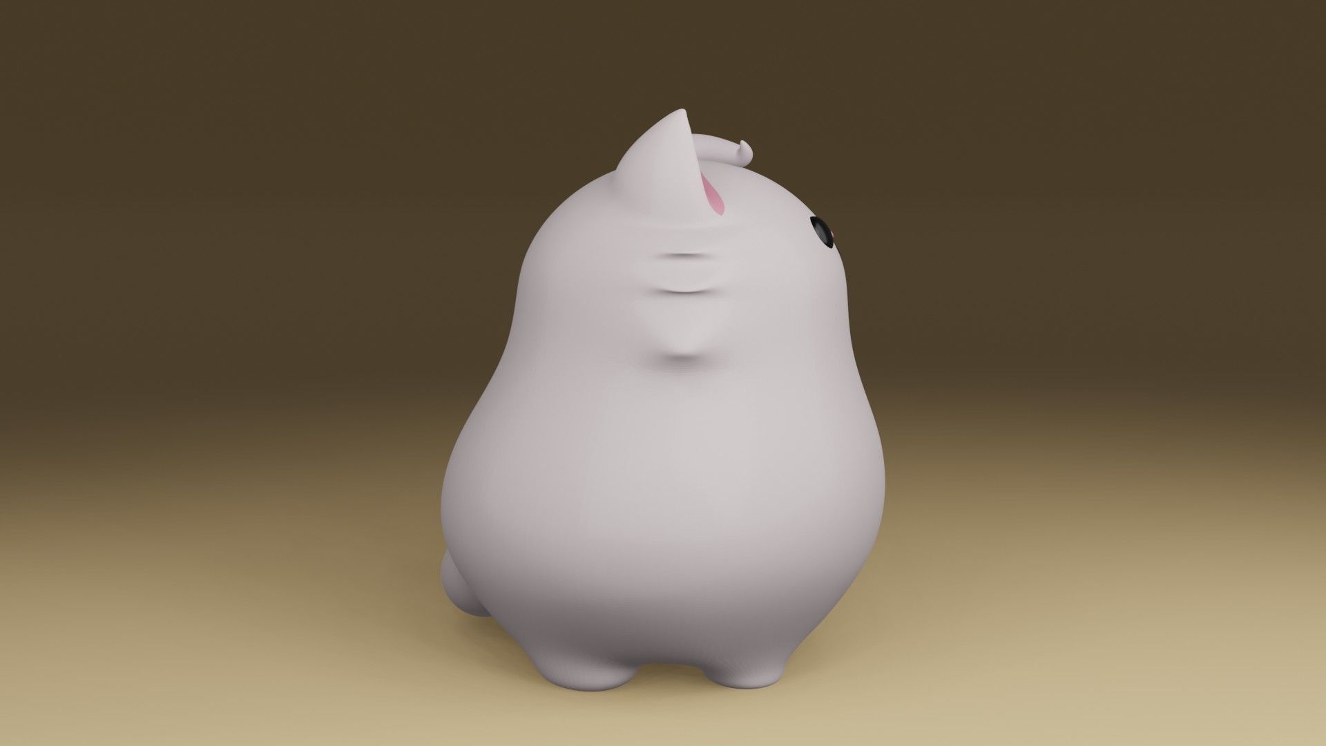 cute cat 3D print model_8