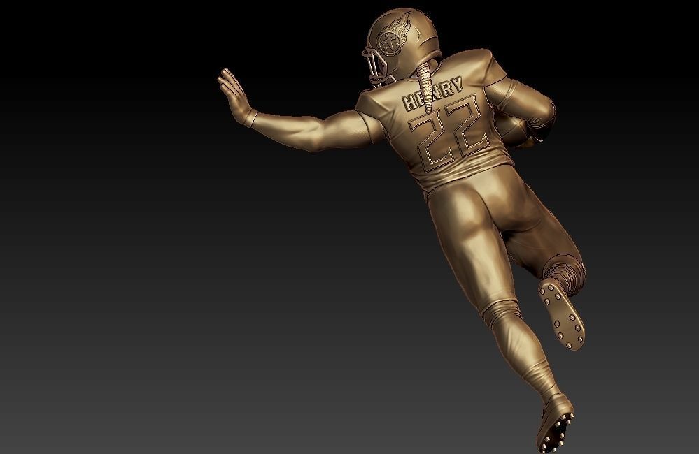 Derrick Henry Model 3D print model_2