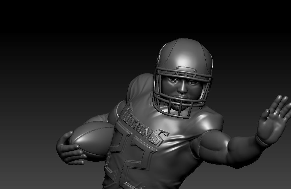 Derrick Henry Model 3D print model_8