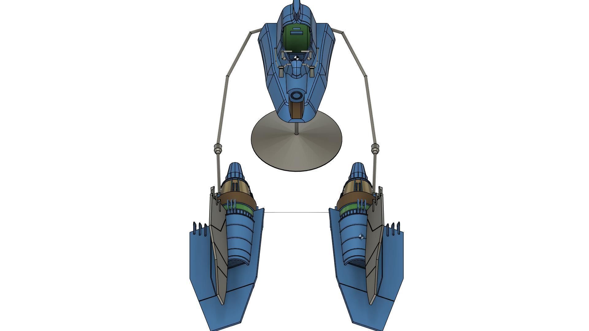 ebe endocott podracer  for 3 75 inch 3D print model 3D print model_5
