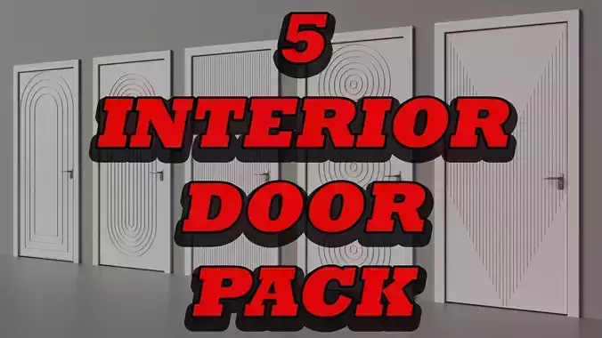 Interior Door Design 15-20 3D model