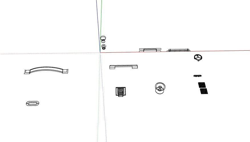 cabinets nobs and holders premium 1 to 1 ratio 3D model_4