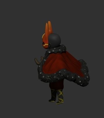 Sky Children Of the light bunny character 3D print model_3