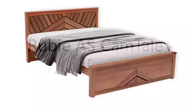 The Deco Dreamscape Bed 3D model