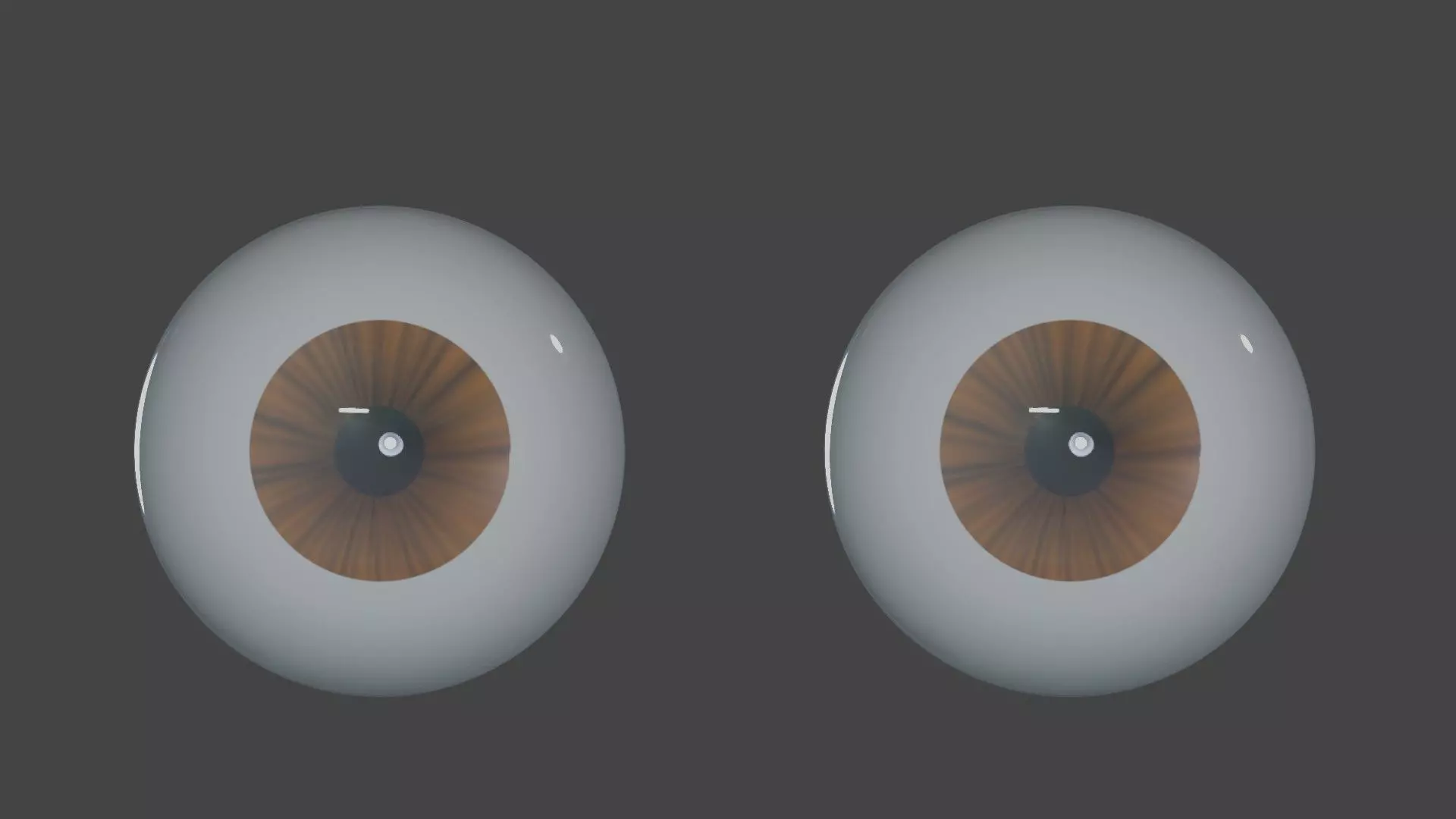 Beautiful eyes pack Free low-poly 3D model