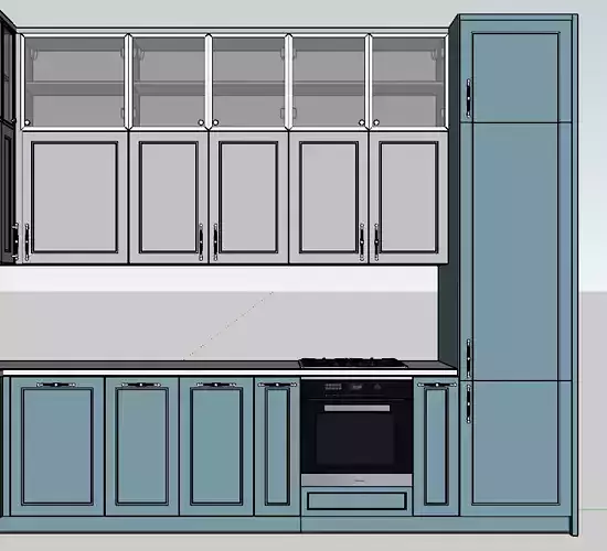 Neoclassical kitchen