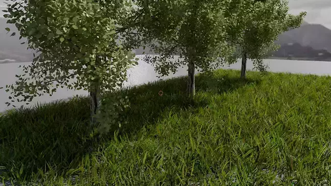 Realistic grass