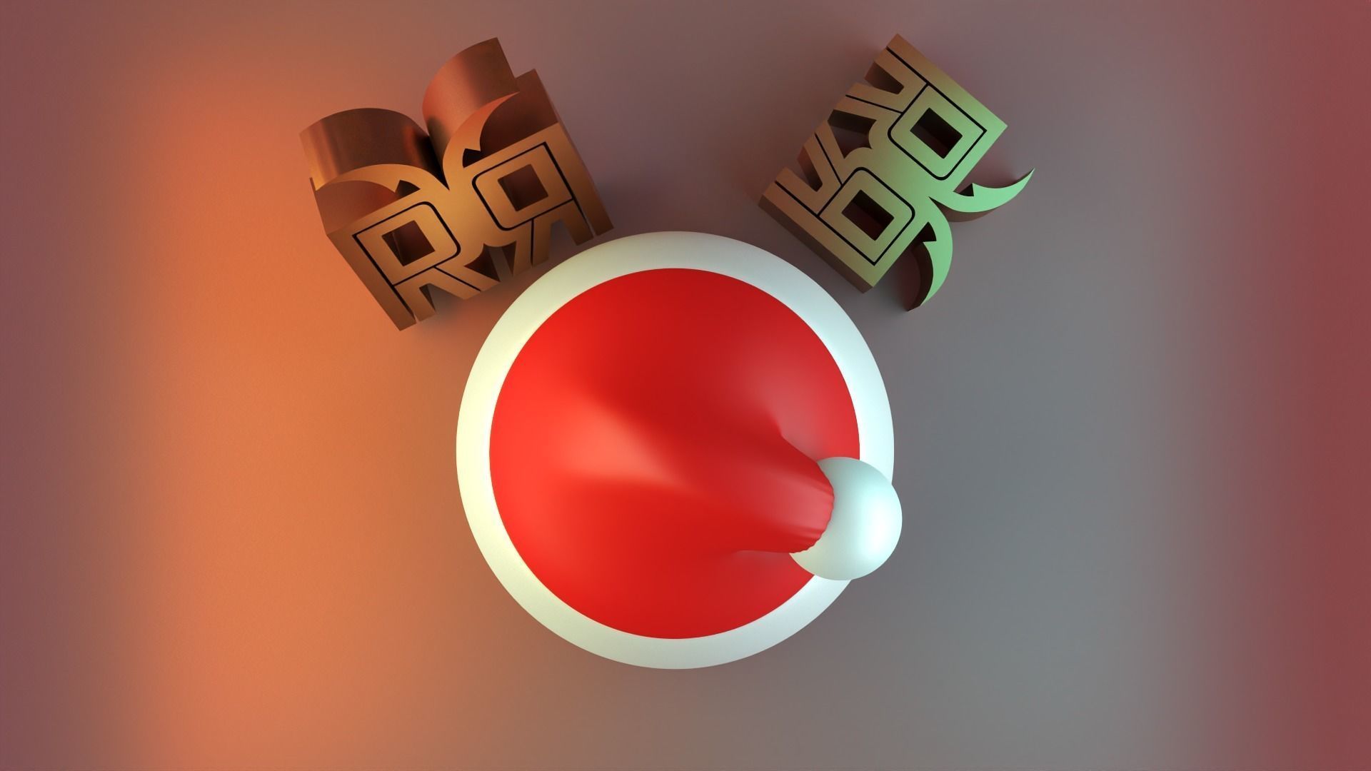 Santa Hat Lidded Bowl 3D print model_8