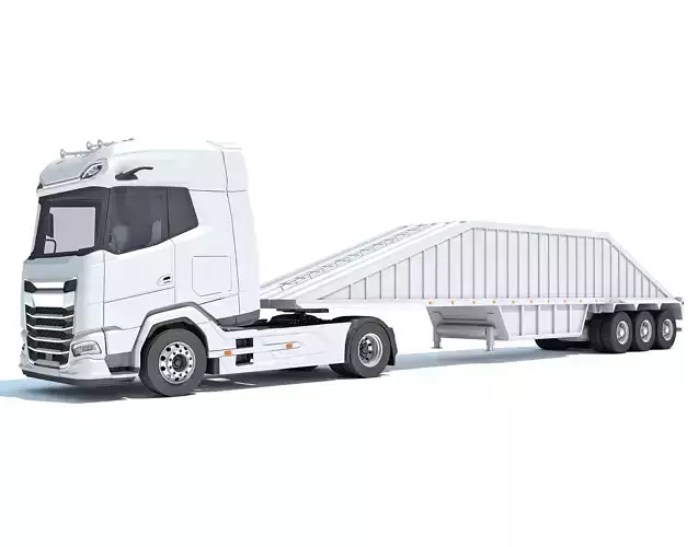 Bottom Dump Truck 3D model