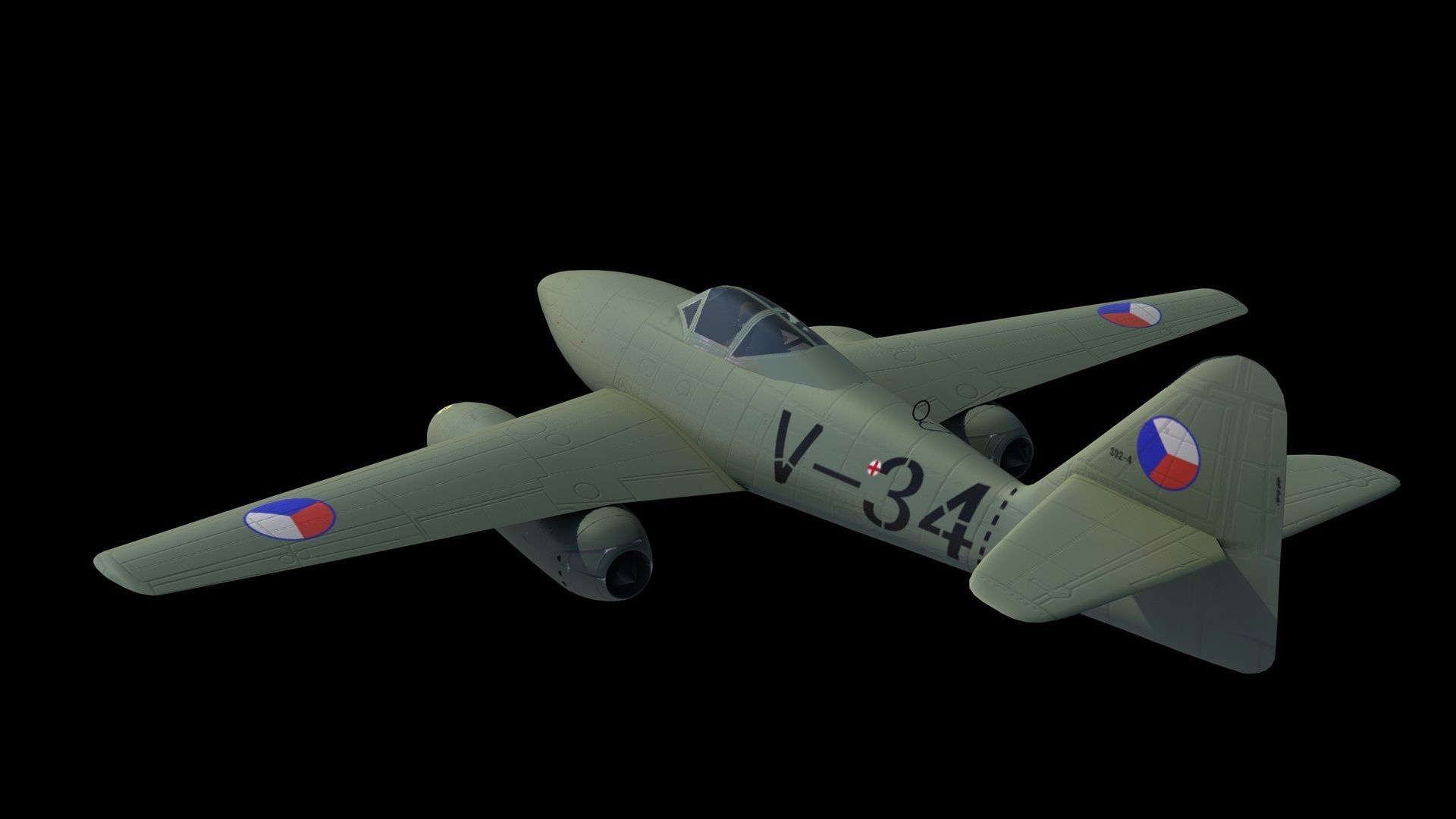 Avia S-92 Free 3D model_1