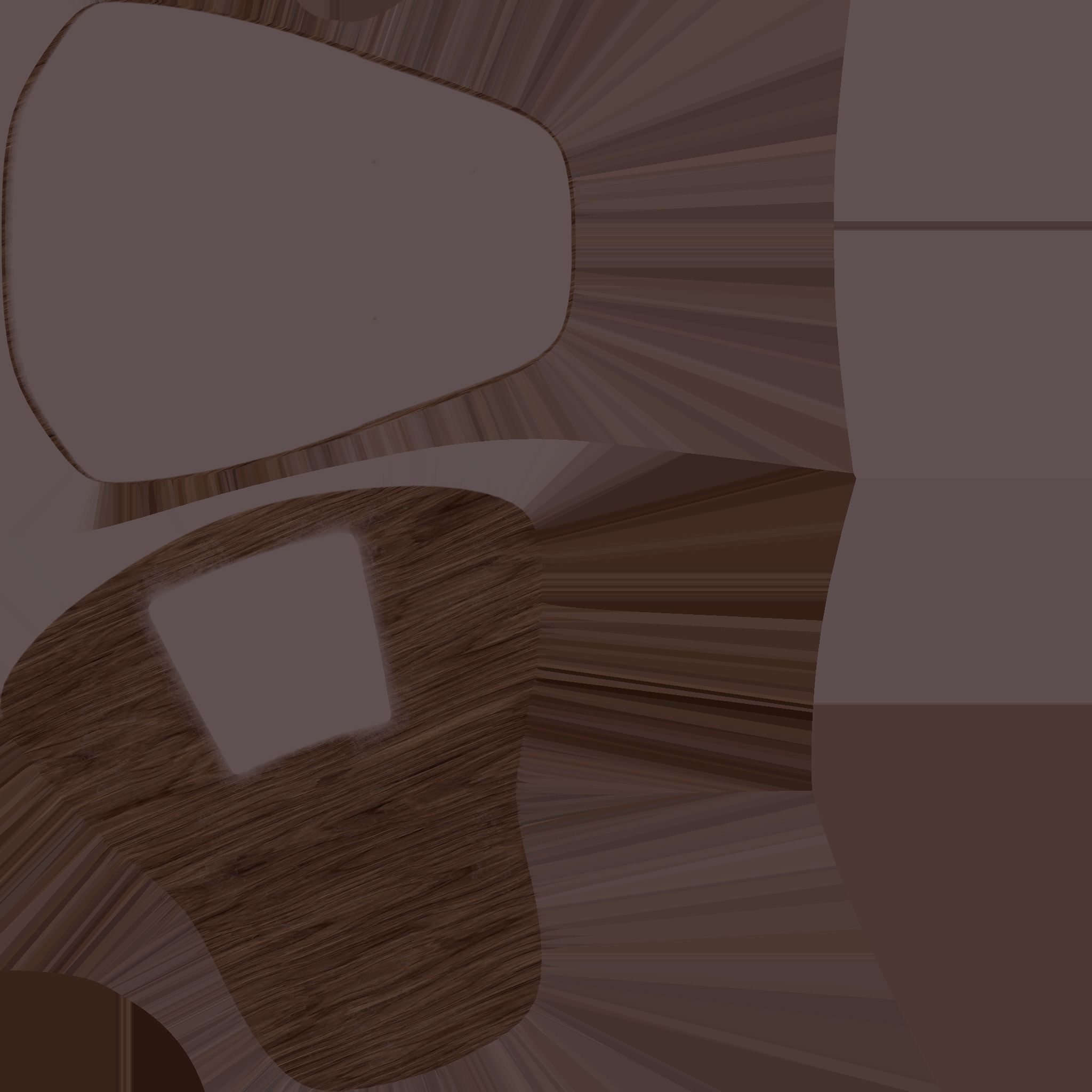 sofachair Low-poly 3D model_14