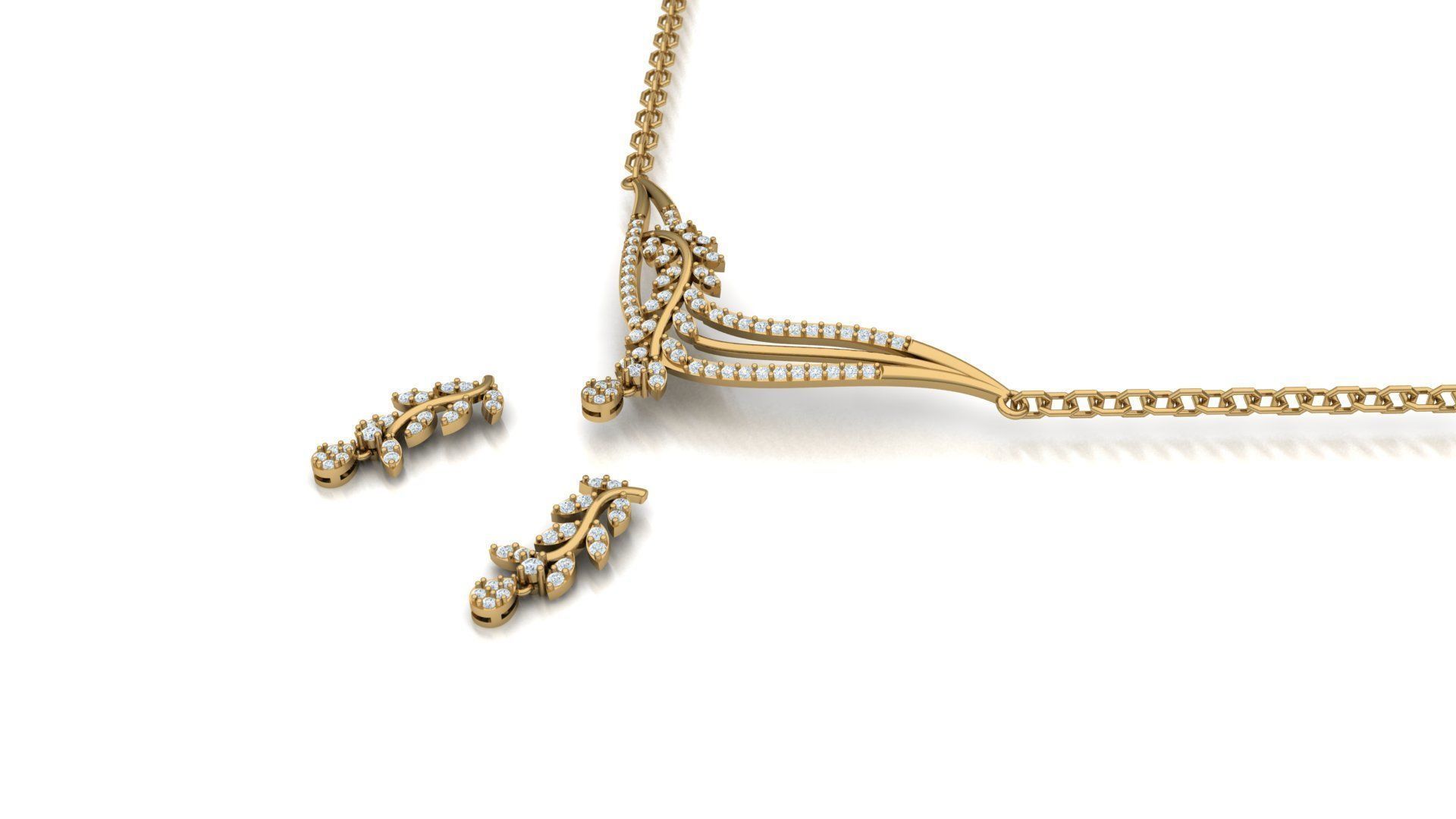 Gold Tanmaniya Pendants 3d print 3D model rigged | CGTrader