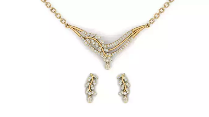 Gold Tanmaniya Pendants 3d print  3D model