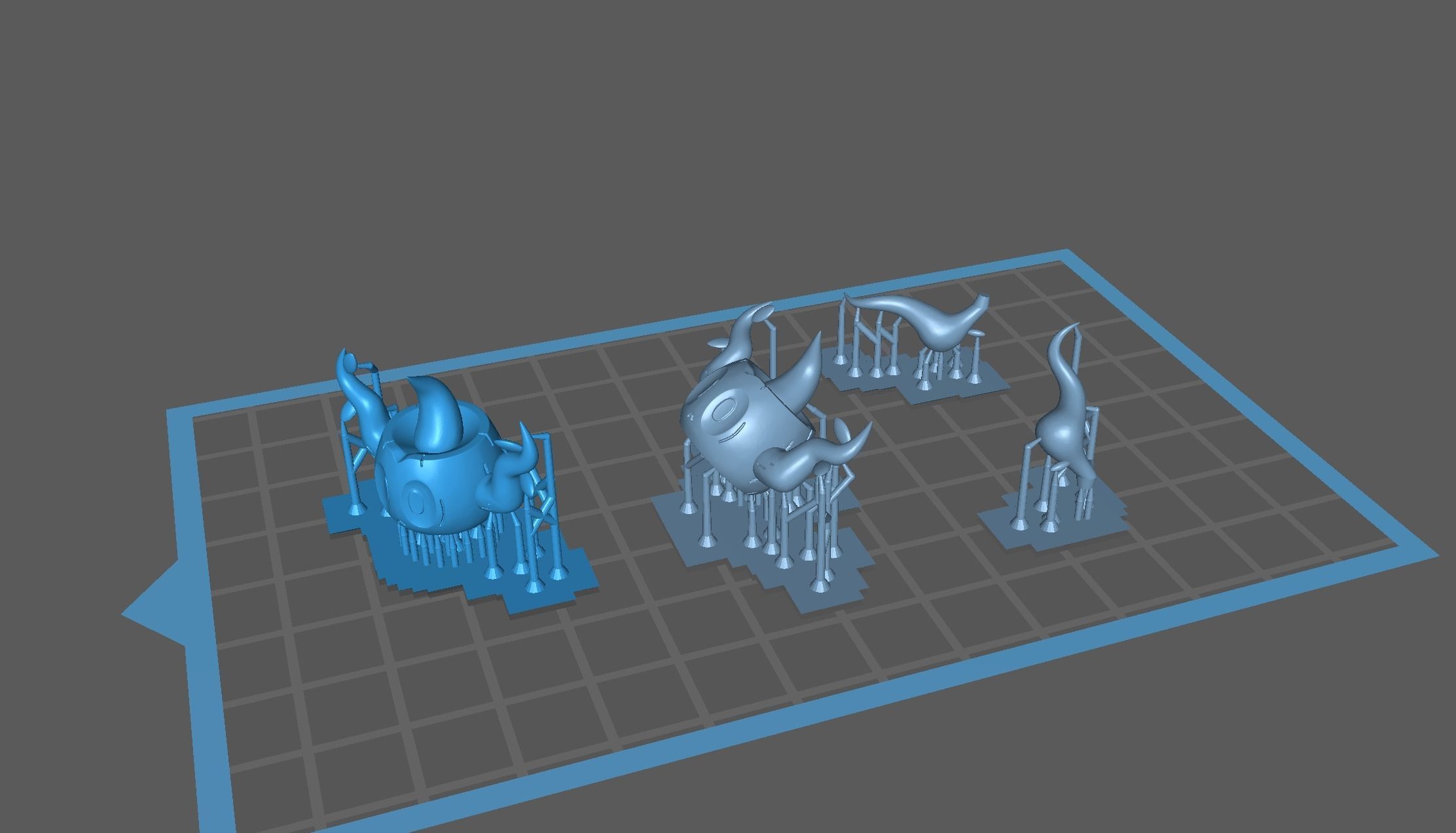 Phantump and Trevenant presupported 3D print model 3D print model_21