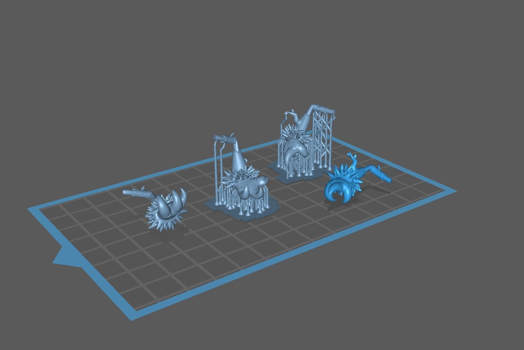 Phantump and Trevenant presupported 3D print model 3D print model_25