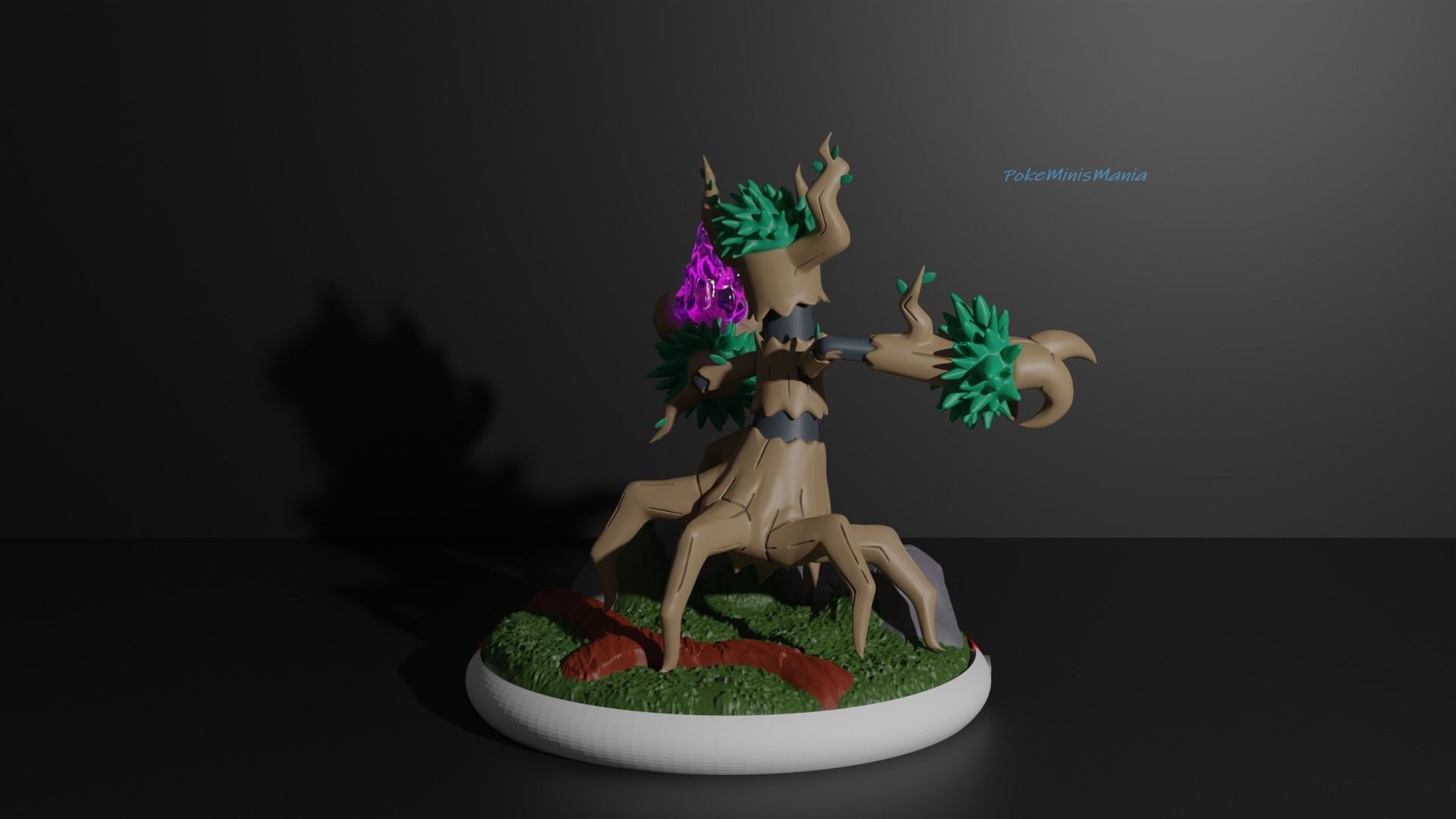 Phantump and Trevenant presupported 3D print model 3D print model_7