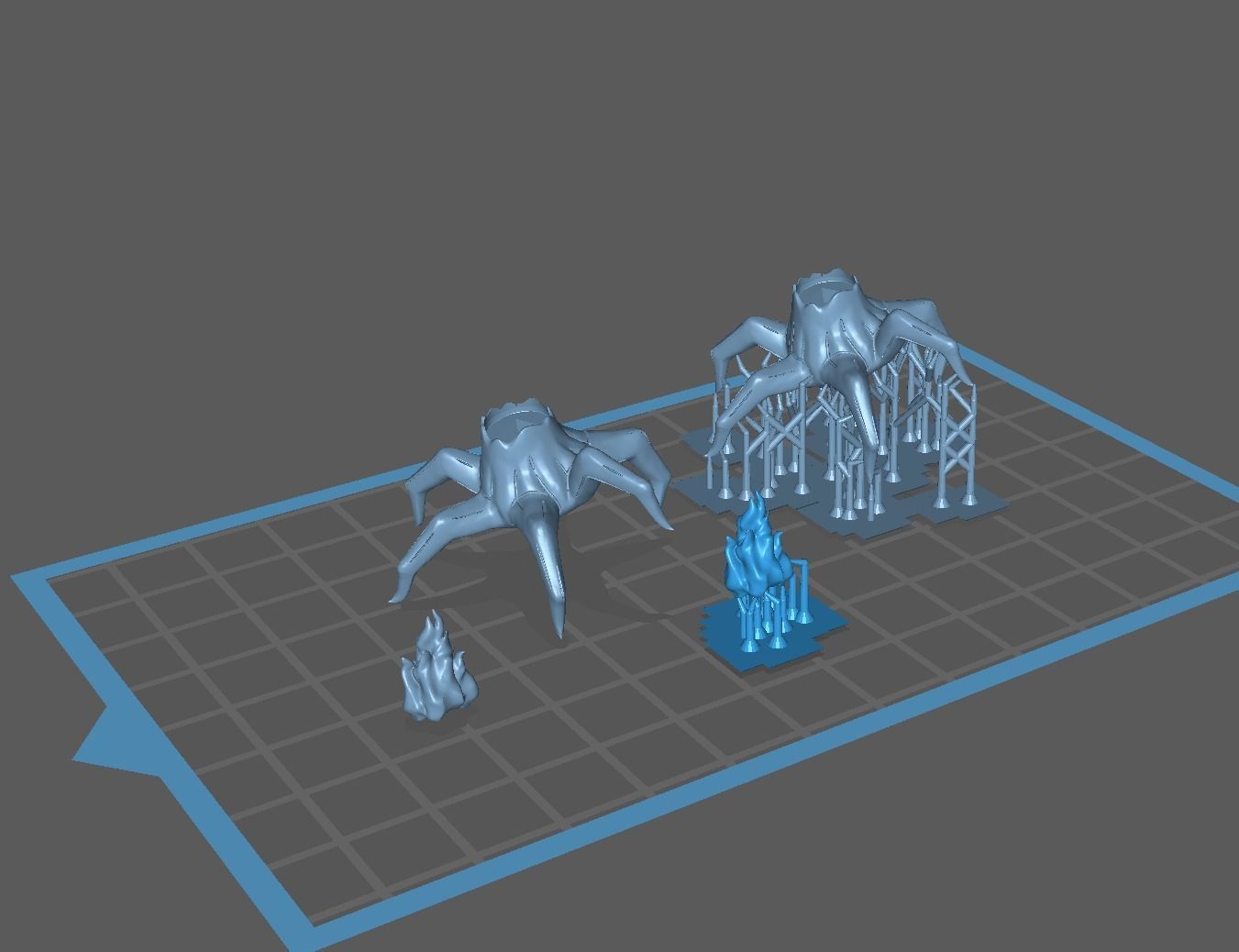 Phantump and Trevenant presupported 3D print model 3D print model_26