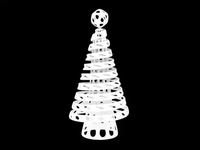 Parametric Christmas Tree 3D print model