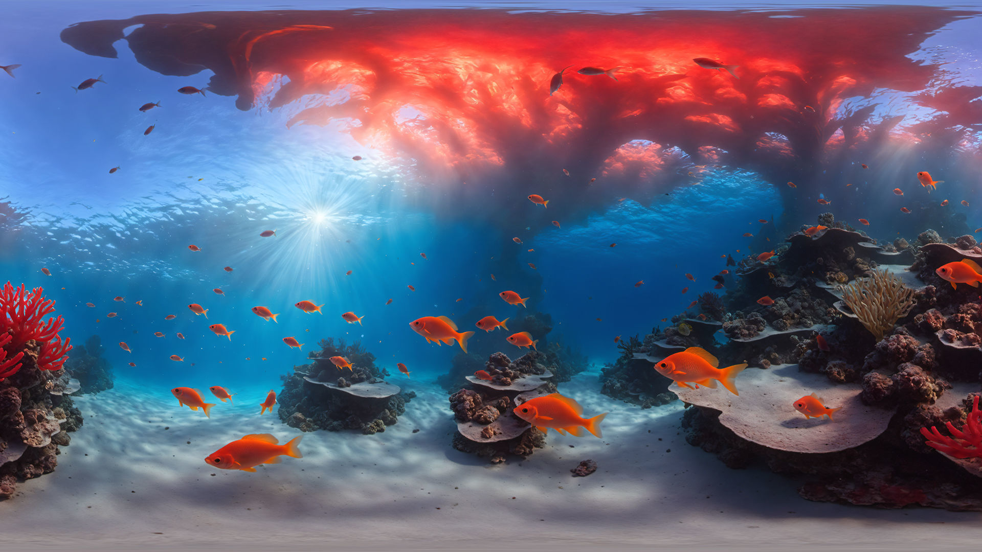 HDRI Coral Reef Panorama Megapack Low-poly 3D model_7