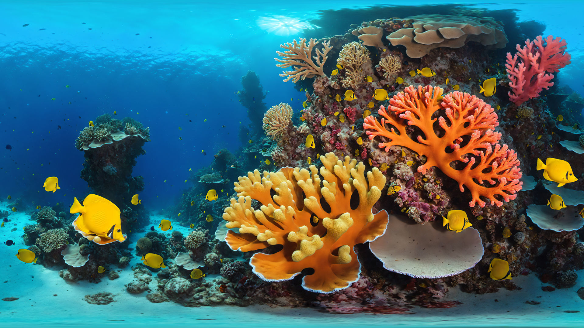 HDRI Coral Reef Panorama Megapack Low-poly 3D model_5