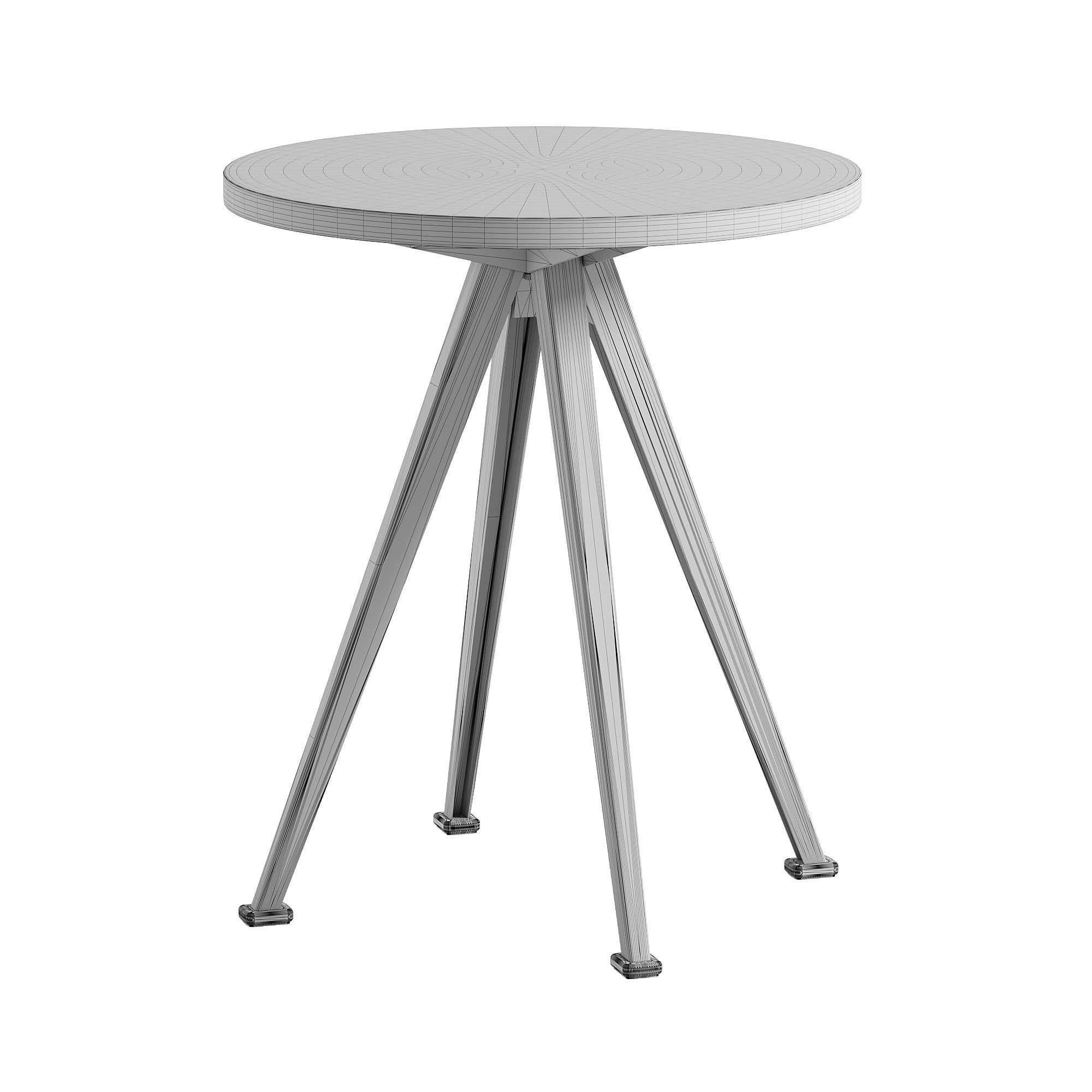 PYRAMID COFFEE TABLE 51 Low-poly 3D model_2