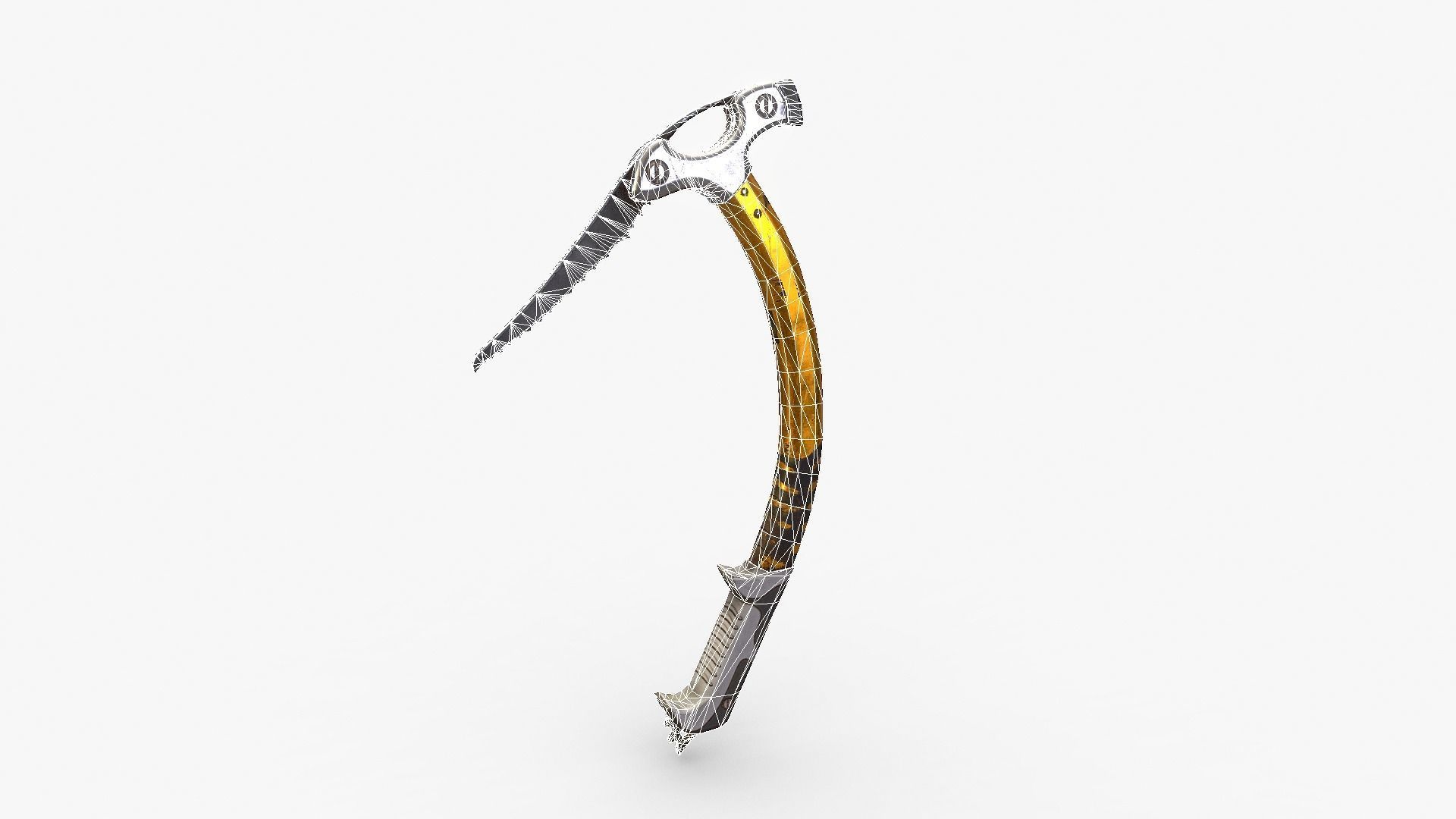 Mountain Ice Axe Low-poly 3D model_15