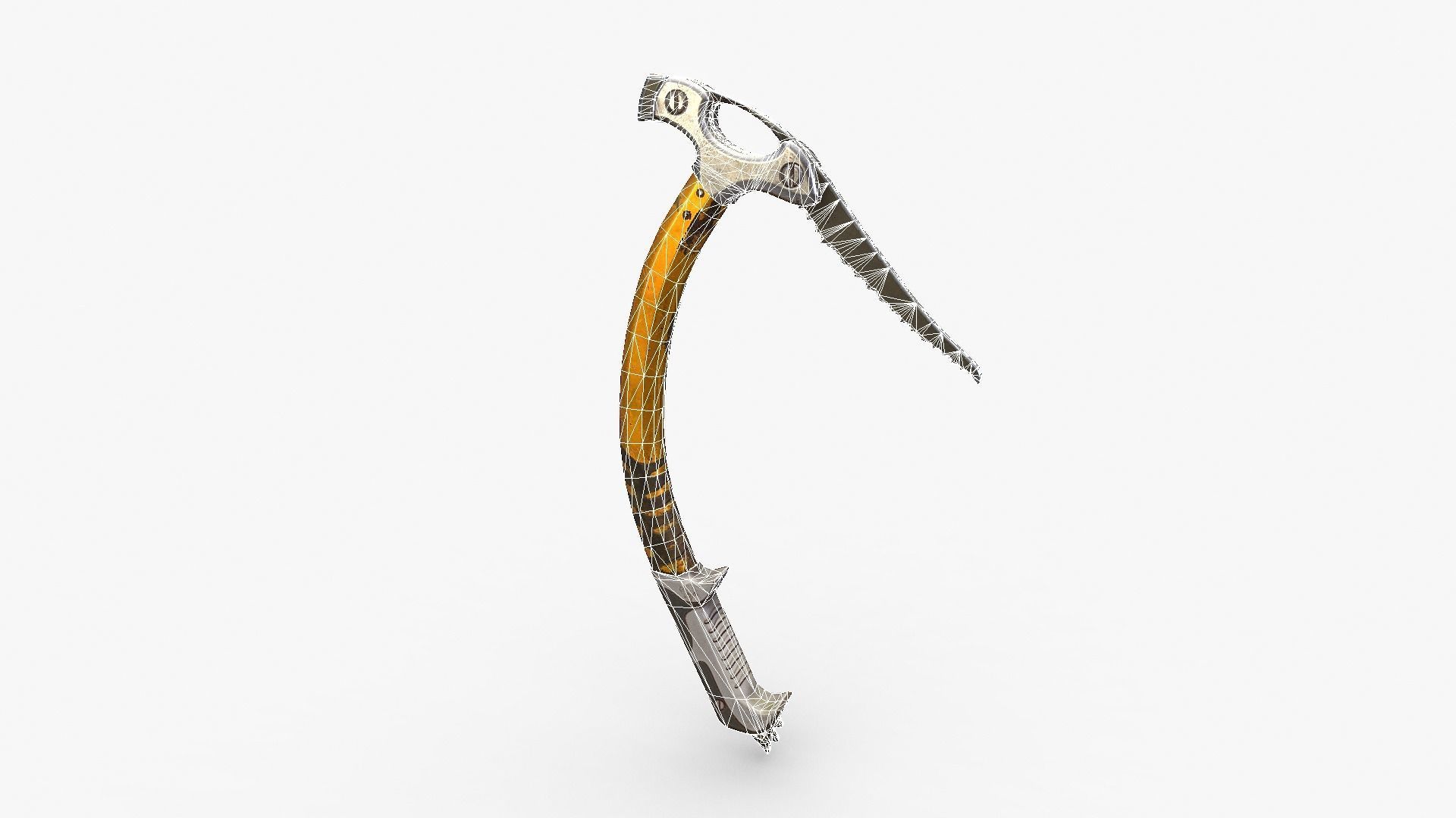 Mountain Ice Axe Low-poly 3D model_19
