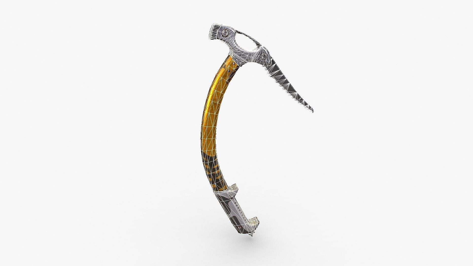 Mountain Ice Axe Low-poly 3D model_20