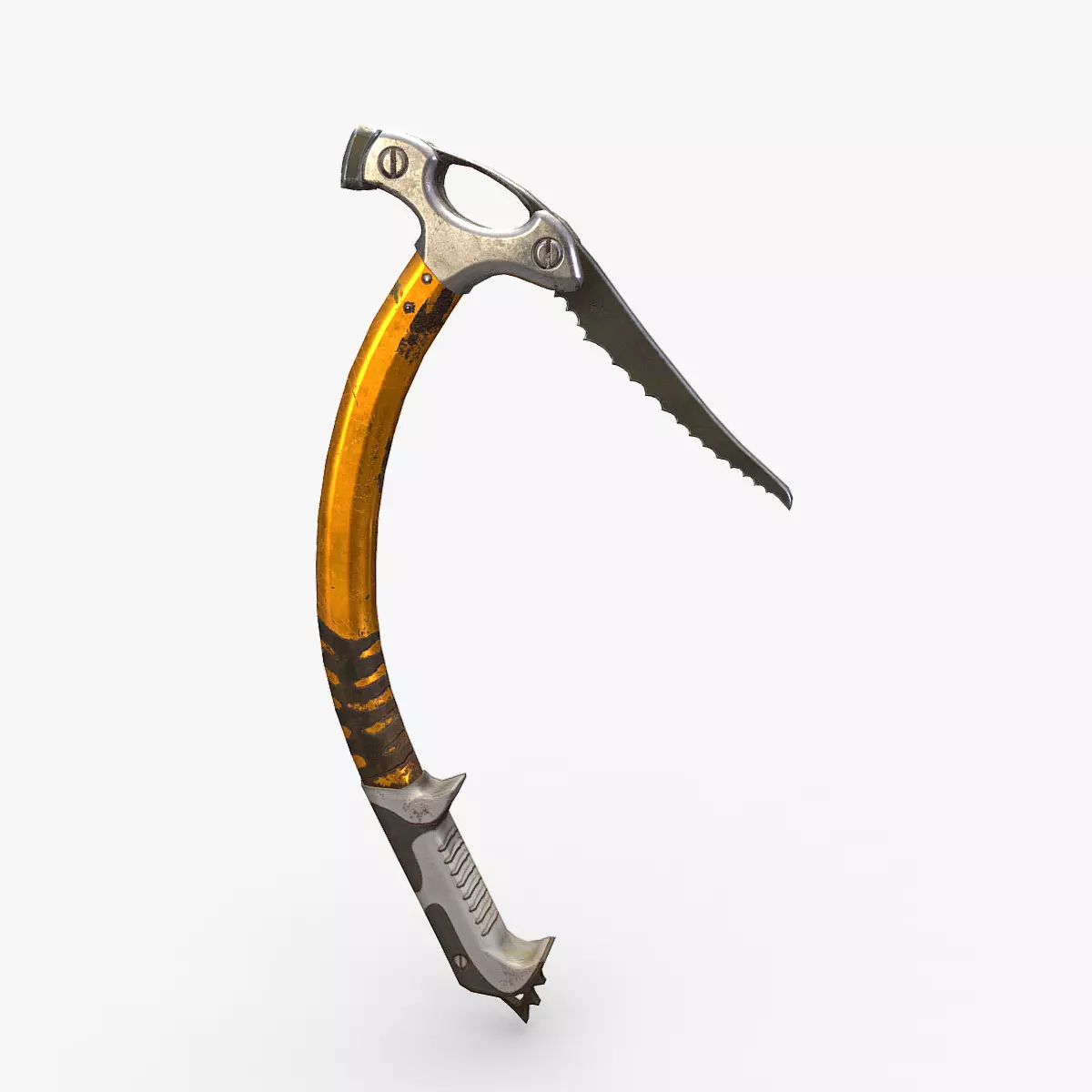 Mountain Ice Axe Low-poly 3D model_0
