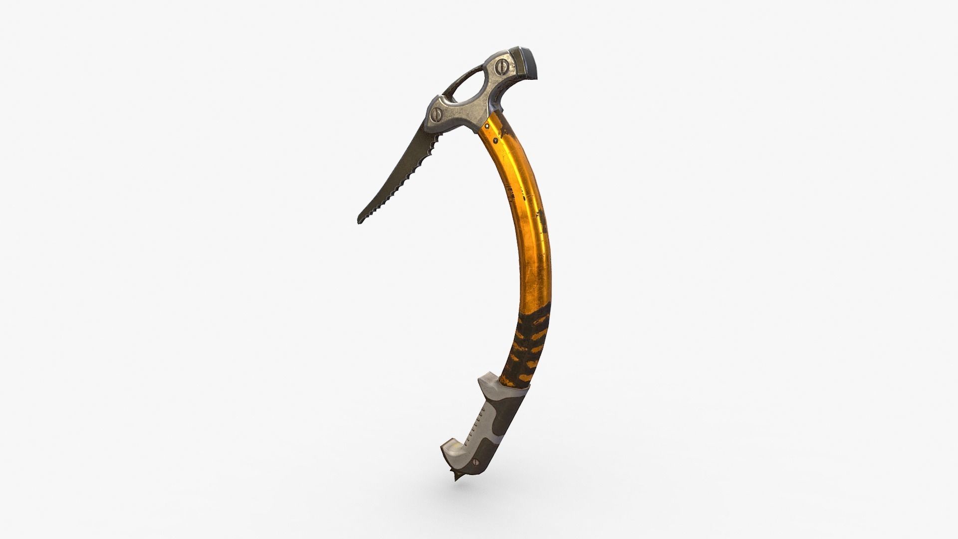 Mountain Ice Axe Low-poly 3D model_14