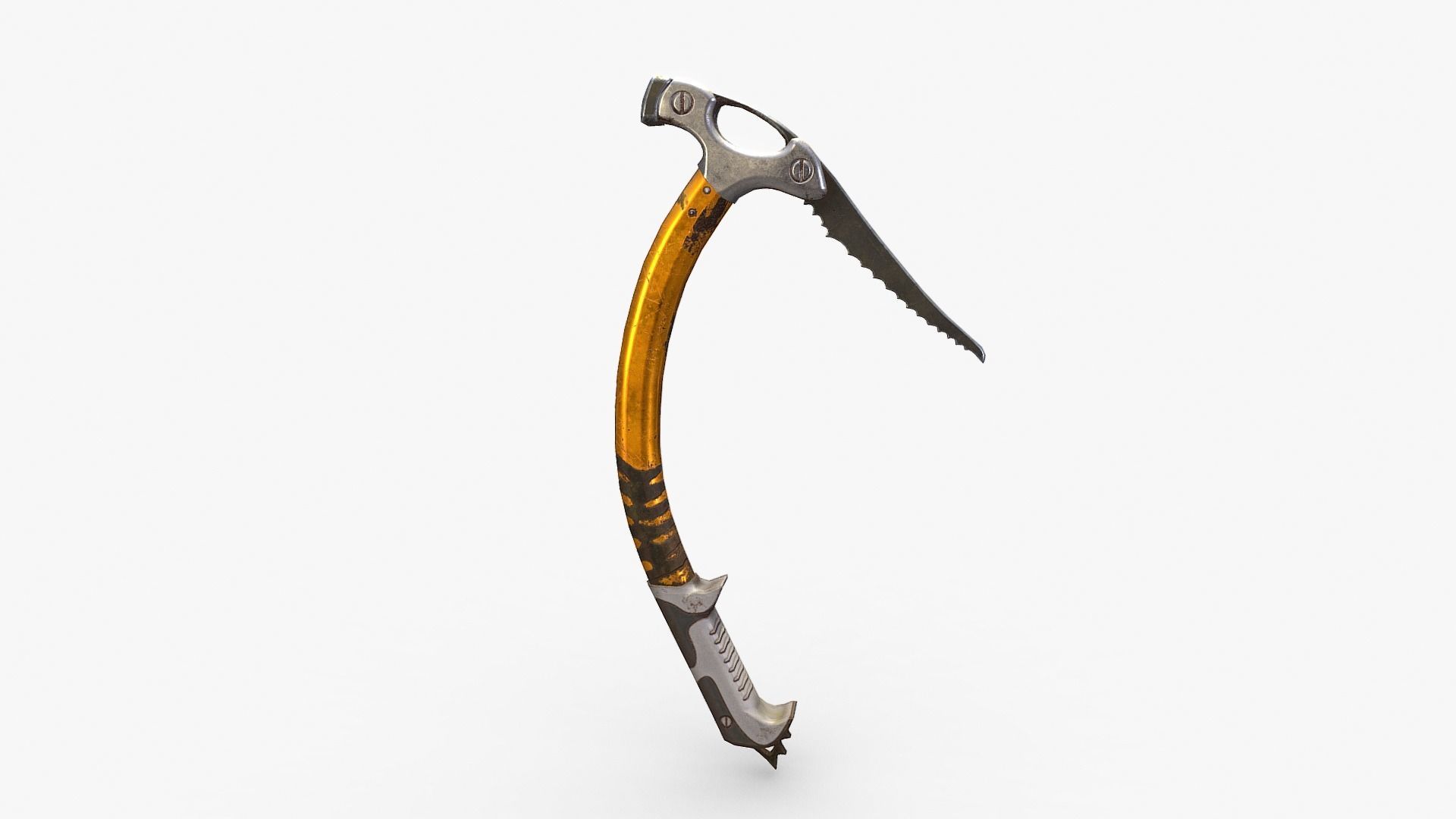 Mountain Ice Axe Low-poly 3D model_11