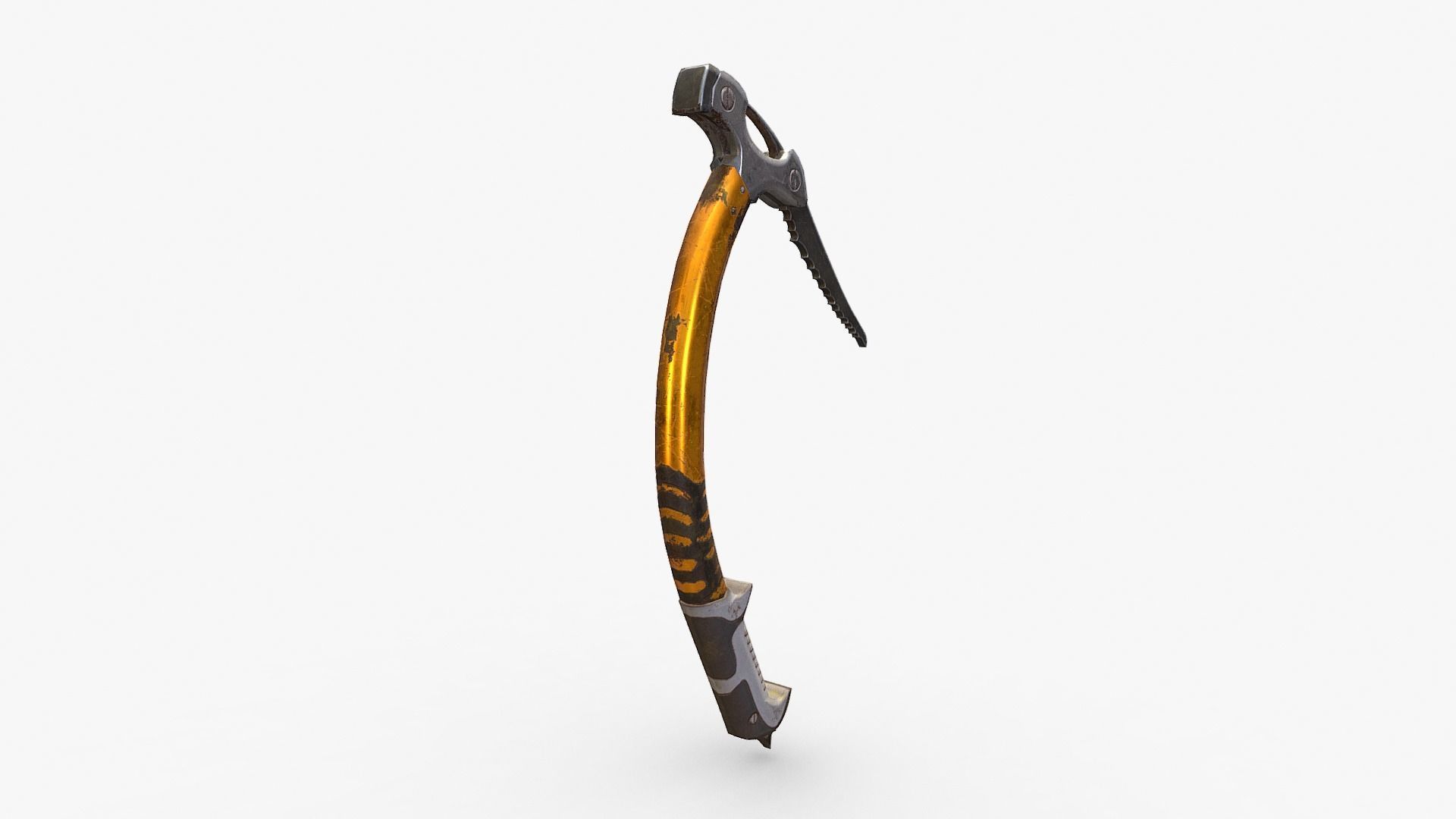 Mountain Ice Axe Low-poly 3D model_12